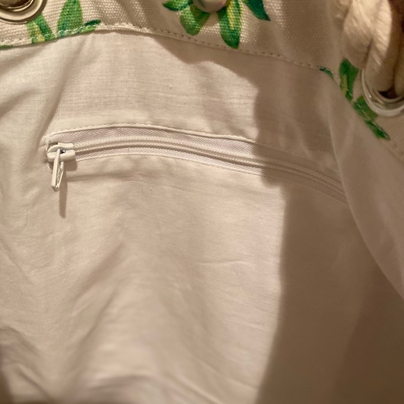 Pineapple Tote, Large Pineapple Beaded Canvas Tote With Large Rope Handles - Picture 14 of 16